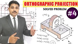 ORTHOGRAPHIC PROJECTION IN ENGINEERING DRAWING IN HINDI Part4 TIKLESACADEMYOFMATHS [upl. by Graniela]