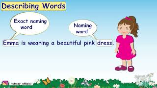 Describing Words For Kids  Describing Words  Adjectives  Examples Sentences  English Grammar [upl. by Erdah]