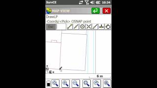 Carlson SurvCE Tutorial Creating a point in Map View [upl. by Siuoleoj]