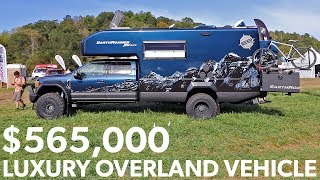 What a 565000 Overland Vehicle Looks Like  EarthRoamer Luxury Expedition Vehicle Rig Walkaround [upl. by Hayott]