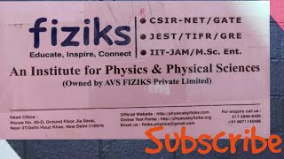 Physics by Fiziks study material for IIT JAM Contents and Review iitjam fizik physics [upl. by Yrrap686]