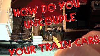 Model Railroad Uncoupling Tool How to uncouple model trains [upl. by Etessil20]