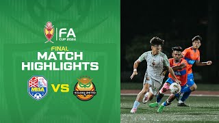 SELANGOR FA CUP 2024 FINAL  MBSA 00 KELANA UNITED [upl. by Pendleton]