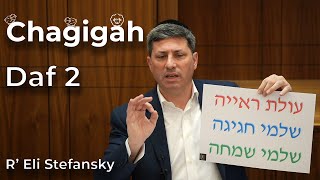 Daf Yomi Chagigah Daf 02 by R’ Eli Stefansky [upl. by Ehlke216]