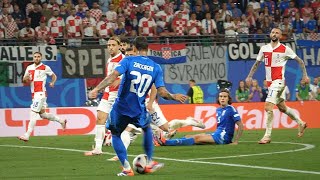 CROATIA 11 ITALY  Last Second Goal Shocks EURO 2024  Highlights amp Atmosphere [upl. by Nevsa610]