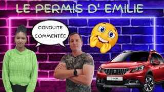 Le permis dEmilie 13  13ème heure de conduite Conduite commentée [upl. by Berry718]