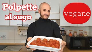 Polpette al sugo fatte in casa  ricetta vegana senza carne  facili da fare  Laboratorio Domestico [upl. by Cristal]