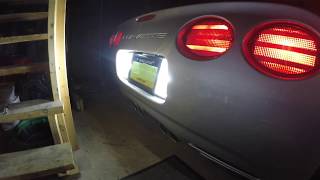 C5 Z06 Corvette LED ReverseBackup Light Installation [upl. by Nivlag]