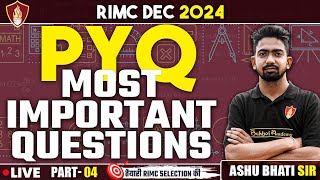 PYQ Most important questions  RIMC Online Coaching  RIMC Dec 2024  RIMC Online Free Coaching [upl. by Veal]