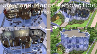 🍽️ umbrage manor reno 🍽️  speedbuild  Whimsy Legacy EXPANDED Challenge  Gen 4  Ep 105  Sims 4 [upl. by Eirelav]