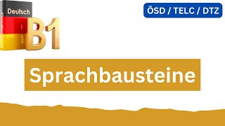 Sprachbausteine B1 TELC  ÖSD  DTZ Teil 2  Deutschprüfung [upl. by Debee474]