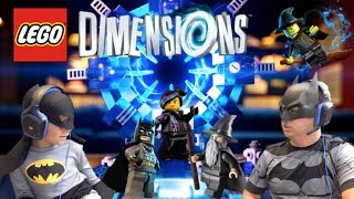 Lets Pay LEGO DIMENSIONS with the REAL BATMAN and BATKID [upl. by Ahsimed]