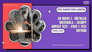 EN 10045 1 – Metallic Materials — Charpy Impact Test — Part 1 Test Method [upl. by Nekial624]