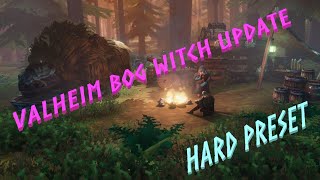 Valheim Bog Witch  Hard Playthrough  Farming these Feasts  Day Three pt 2 [upl. by Bettye483]