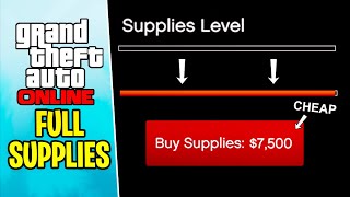 This is How to Get FULL SUPPLIES for Super Cheap in GTA 5 Online Gunrunning Bunker [upl. by Helmut]