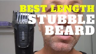 Best Length For Perfect Stubble Beard Beard Tips [upl. by Ilellan]