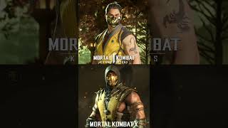 Mortal Kombat 1 Khaos Reigns vs Mortal Kombat X Character Comparison 4K 60FPS [upl. by Jovia]