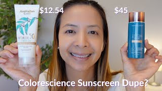 Colorescience FlexMatte Sunscreen Dupe  Tiana Le [upl. by Anaimad]