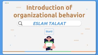 Chapter one Introduction of organizational behavior [upl. by Kristo]