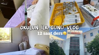 OKULUN İLK GÜNÜ VLOG Akdeniz hemşirelik ilklerimi yaşadığım bir gün [upl. by Ayle]