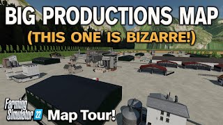 CONTROVERSIAL OPINION “BIG PRODUCTIONS MAP” FS22 MAP TOUR  NEW MOD MAP Review PS5 [upl. by Akirehc763]