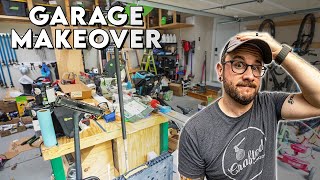 My garage was a DISASTER Garage Storage Makeover [upl. by Ecydnac]