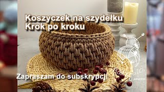 Koszyczek na szydełku Jak zrobić [upl. by Asilehc994]