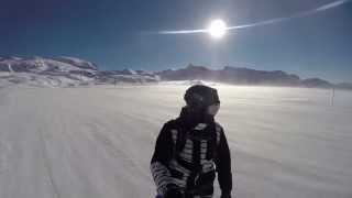 Snowboarding Cervinia amp Zermatt Matterhorn GoPro3Black [upl. by Gastineau]