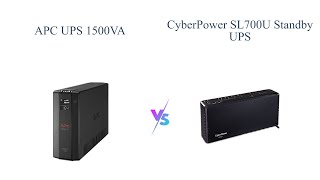 APC UPS 1500VA vs CyberPower SL700U 🌟 Which UPS is Better 🤔 [upl. by Laeahcim]