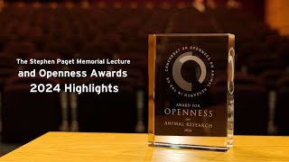 The Stephen Paget Memorial Lecture and Openness Awards 2024 Highlights [upl. by Grae515]