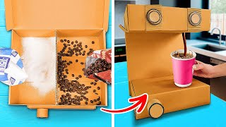 DIY Cardboard Crafts 📦 Transforming Boxes Into Masterpieces [upl. by Ayokal]