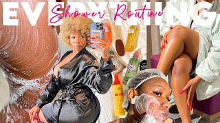 MY EVERYTHING SHOWER ROUTINE 2023 FEMININE HYGIENE SUMMER BODYCARE ESSENTIALSNIGHT PAMPER ROUTINE [upl. by Toft]