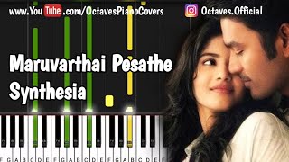 Maruvarthai Pesathe  Piano Tutorial  Octaves [upl. by Liana]