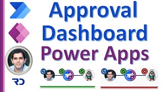 Flow Approval Dashboard in Power Apps for SharePoint [upl. by Ayocal]