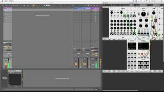 VCV Rack 06  Ableton  Bridge  IAC Driver sync MAC OS [upl. by Caesar]