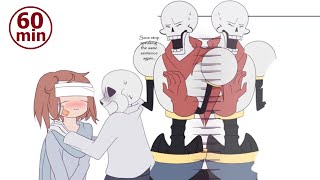 Sans And Frisk The Movie【 Undertale Comic Dub Compilation 】 [upl. by Luigi152]