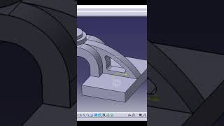 Practice design 4 in catia v5 3dmodel 3dmodeling engineering catiav5tutorial catiav5 shorts [upl. by Clarine]