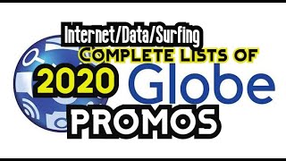 Complete List Of Globe Internet Promos 2020 [upl. by Nalro]