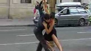 Slow tango on La Ramblas Barcelona [upl. by Dedra42]