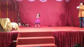 Saat samundar paar dance by 5yr old Nitya Amit Achari [upl. by Nylhtiak]