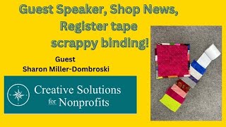 Creative Solutions for NonProfit Guest Speaker Shop News and a scrappy tutorial [upl. by Rosel]