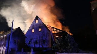 Großbrand richtet hohen Schaden an  Bachfeld 211116 [upl. by Gunilla580]