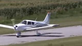 Piper PA28140 Cherokee Landing and Takeoff CSU3 [upl. by Kyriako]