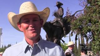 Clovis Rodeo Lane Frost Statue Dedication [upl. by Modeste781]