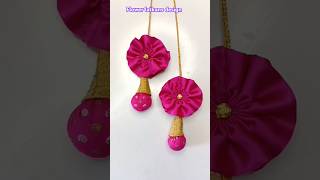 Beautiful flower latkans making roselatkan flower tasselsdorieslatkansdiy blouselatkansanu [upl. by Lattonia]