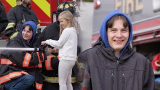 Lone survivor from Cattaraugus County fire shares safety tips with elementary school [upl. by Lukas537]