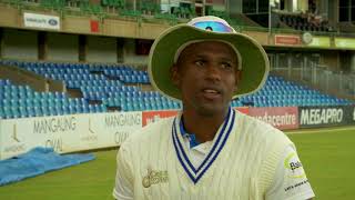 Lizaad Williams Knights vs Cape Cobras day 1 Mangaung Oval [upl. by Esorylime773]