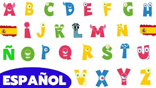 Las LETRAS del ALFABETO en Español para Niños y Adultos  El Abecedario  Spanish alphabet song [upl. by Bills]