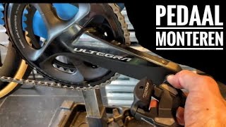 Zo monteer je de PEDALEN van je FIETS 🔧  Bike Tutorial [upl. by Selie331]