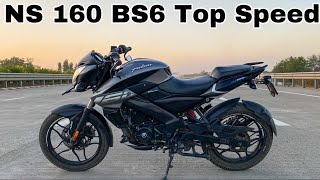 Pulsar NS 160 BS6 Top Speed  0100 Acceleration Test  Akshay Gayakwad [upl. by Barcellona]